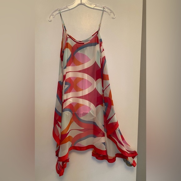 MARCIANO silk top, multi color - Picture 2 of 6